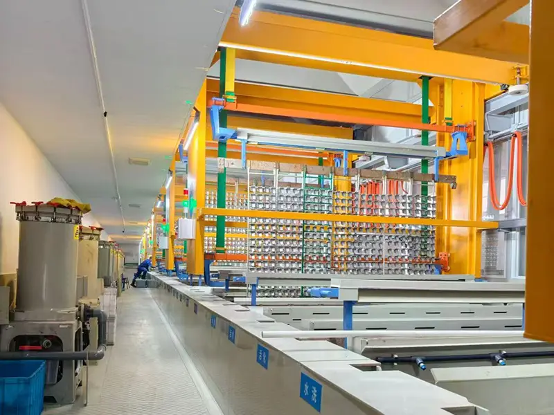 Flusso del processo di produzione galvanica