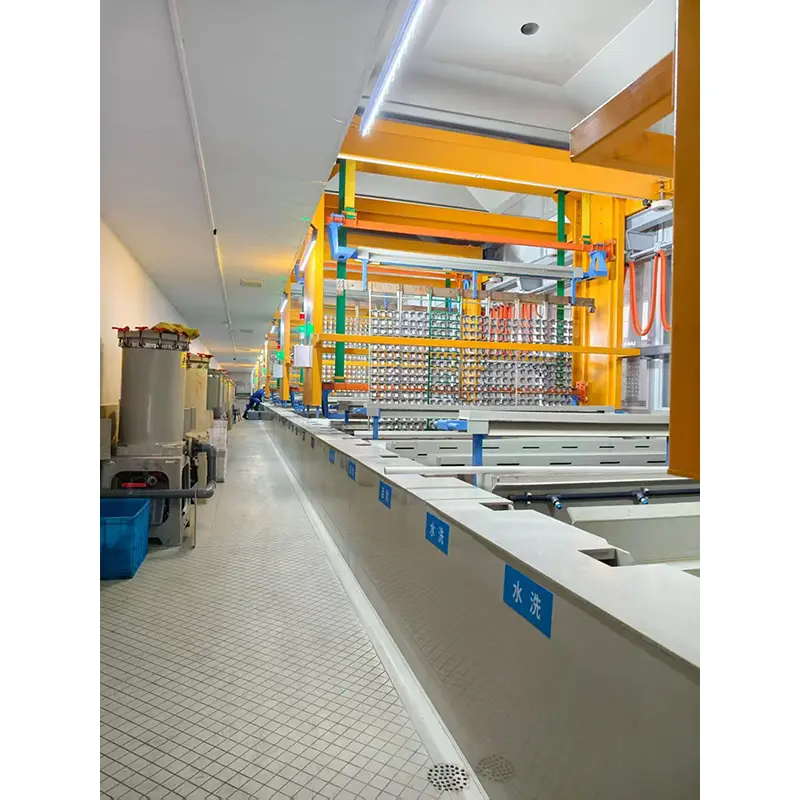 Linea di placcatura a cremagliera in lega di zinco-nichel